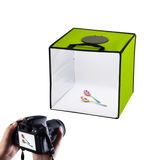 darrahopens Audio & Video > Photography 12'' LED Light Room Photo Studio Photography Lighting Tent Kit Backdrop Cube Box
