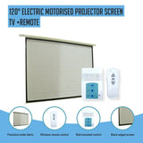 darrahopens Audio & Video > Photography 120" Electric Motorised Projector Screen TV +Remote