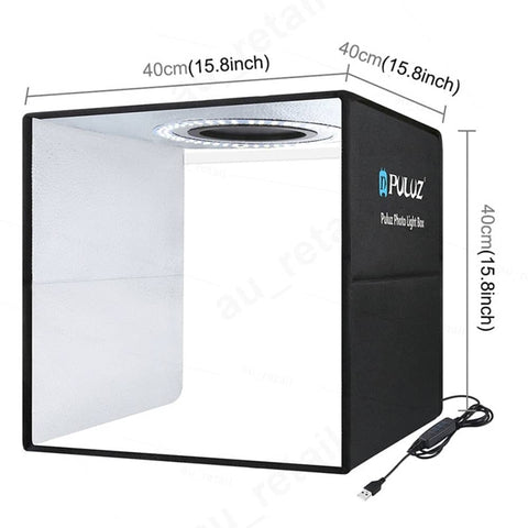 Darrahopens Audio & Video > Photography 40CM Portable Photo Studio LED Light Tent Bar Cube Soft Box Room Photography