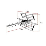 darrahopens Audio & Video > Photography Digital TV Outdoor Antenna Aerial UHF VHF FM AUSTRALIAN Signal Amplifier Booster