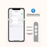 Darrahopens Audio & Video > Photography LED Portable Phone Holder Stand Wireless Remote Dimmable Selfie Fill Light Lamp Pink