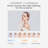 Darrahopens Audio & Video > Photography LED Portable Phone Holder Stand Wireless Remote Dimmable Selfie Fill Light Lamp White