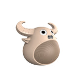 darrahopens Audio & Video > Speakers Fitsmart Bluetooth Animal Face Speaker Portable Wireless Stereo Sound - Khaki
