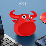 darrahopens Audio & Video > Speakers Fitsmart Bluetooth Animal Face Speaker Portable Wireless Stereo Sound - Red