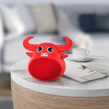 darrahopens Audio & Video > Speakers Fitsmart Bluetooth Animal Face Speaker Portable Wireless Stereo Sound - Red