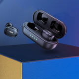 darrahopens Audio & Video > Speakers FitSmart In Ear Buds with Charging Case Portable Wireless Black