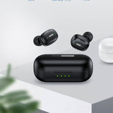 darrahopens Audio & Video > Speakers FitSmart In Ear Buds with Charging Case Portable Wireless Black