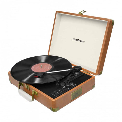darrahopens Audio & Video > Speakers mbeat Aria Retro Turntable with Bluetooth & USB Disk Record