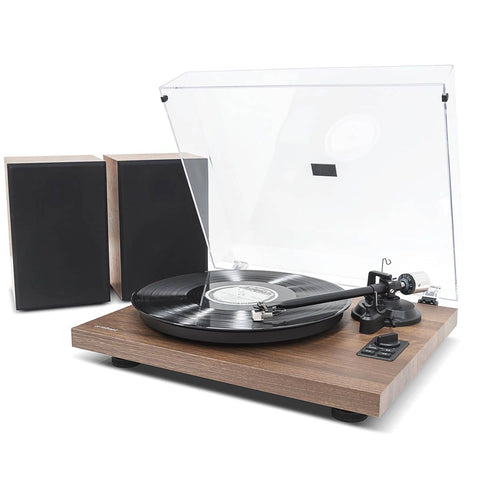 darrahopens Audio & Video > Speakers mbeat Hi-Fi Turntable with Bookshelf Speakers and Bluetooth Streaming