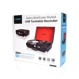 darrahopens Audio & Video > Speakers mbeat Retro Briefcase-styled USB Turntable