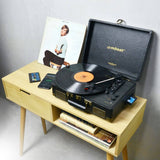 darrahopens Audio & Video > Speakers mbeat Uptown Retro Turntable and Cassette Player with Bluetooth Speakers