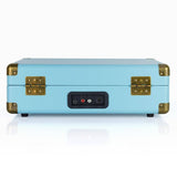 darrahopens Audio & Video > Speakers mbeat Woodstock II Sky Blue Retro Bluetooth (TX/RX) Turntable