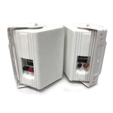darrahopens Audio & Video > Speakers New Audioline Indoor Outdoor Speaker Pair 3-Way 4\" Bookshelf Wall / Ceiling Mount