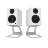 Darrahopens Audio & Video > TV Accessories Kanto SE2W Elevated Desktop Speaker Stands for Small Speakers - Pair, White
