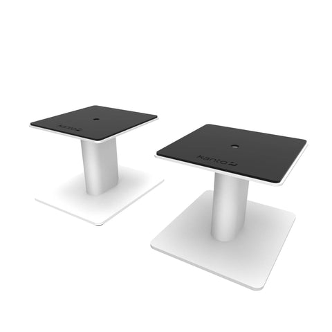 Darrahopens Audio & Video > TV Accessories Kanto SP6HDW 6" Tall Universal Desktop Speaker Stand - Pair, White