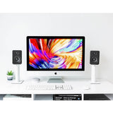 Darrahopens Audio & Video > TV Accessories Kanto SP9W 9" Tall Universal Desktop Speaker Stand - Pair, White