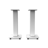 Darrahopens Audio & Video > TV Accessories Kanto SX22W 22" Tall Fillable Speaker Stands with Isolation Feet - Pair, White