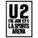 Darrahopens Audio & Video > TV Accessories Wall Art's U2 Large 105cm x 81cm Framed A1 Art Print