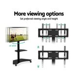 darrahopens Audio & Video > TV Acessories Artiss Floor TV Stand Brakcket Mount Swivel Height Adjustable 32 to 70 Inch Black