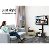 darrahopens Audio & Video > TV Acessories Artiss Floor TV Stand Brakcket Mount Swivel Height Adjustable 32 to 70 Inch Black