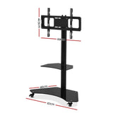 darrahopens Audio & Video > TV Acessories Artiss Floor TV Stand Brakcket Mount Swivel Height Adjustable 32 to 70 Inch Black