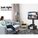 darrahopens Audio & Video > TV Acessories Artiss Floor TV Stand with Bracket Shelf Mount