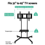 darrahopens Audio & Video > TV Acessories Artiss TV Mount on Stand - Black