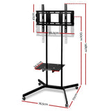 darrahopens Audio & Video > TV Acessories Artiss TV Mount on Stand - Black