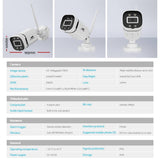 Darrahopens Audio & Video UL-tech 3MP Wireless CCTV Home Security System Outdoor IP Camera 8CH WiFi NVR