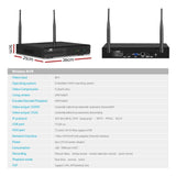 Darrahopens Audio & Video UL-tech 3MP Wireless CCTV Home Security System Outdoor IP Camera 8CH WiFi NVR
