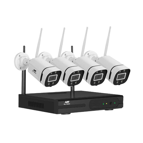 Darrahopens Audio & Video UL-tech 3MP Wireless CCTV Home Security System Outdoor IP Camera 8CH WiFi NVR
