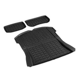 Darrahopens Auto Accessories > Auto Accessories Others 3PCS Car Rear Front Cargo Trunk Toolbox Luggage Rubber Mats for Tesla Model 3 2021-2022
