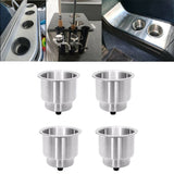 darrahopens Auto Accessories > Auto Accessories Others 4PCS Stainless Drink Cup Holder Insert for Boat/Car/Truck RV/Camper/Yacht/Sofa