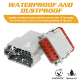 Darrahopens Auto Accessories > Auto Accessories Others 600PCS Deutsch DT Connector Plug Kit With Genuine Deutsch Crimp Tool Auto Marine