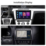 Darrahopens Auto Accessories > Auto Accessories Others 9" Car Radio 2 DIN GPS FM RDS WIFI w/ Rear Camera For Android Auto IOS CarPlay