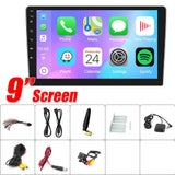 Darrahopens Auto Accessories > Auto Accessories Others 9" Car Radio 2 DIN GPS FM RDS WIFI w/ Rear Camera For Android Auto IOS CarPlay