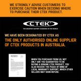 darrahopens Auto Accessories > Auto Accessories Others CTEK Comfort Connect Plug Adapter 12cm Conversion Connector 56-689
