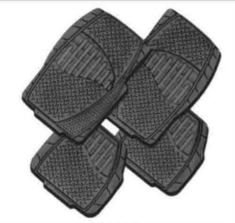 darrahopens Auto Accessories > Auto Accessories Others Electric 4-Piece Car Mat - Black