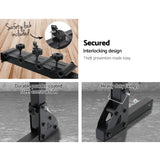 darrahopens Auto Accessories > Auto Accessories Others Giantz 22 Inch 4 Bike Foldable Rear Car Bike Rack