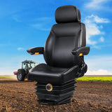 darrahopens Auto Accessories > Auto Accessories Others Giantz Adjustbale Tractor Seat with Suspension - Black