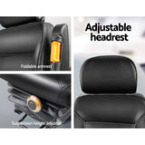 darrahopens Auto Accessories > Auto Accessories Others Giantz Adjustbale Tractor Seat with Suspension - Black