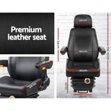 darrahopens Auto Accessories > Auto Accessories Others Giantz Adjustbale Tractor Seat with Suspension - Black