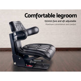 darrahopens Auto Accessories > Auto Accessories Others Giantz PU Leather Tractor Seat - Black