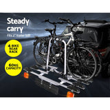 darrahopens Auto Accessories > Auto Accessories Others Giantz Tow Ball Car Mount - Black & Silver