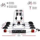 darrahopens Auto Accessories > Auto Accessories Others Giantz Tow Ball Car Mount - Black & Silver