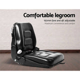 darrahopens Auto Accessories > Auto Accessories Others Giantz Universal Forklift Seat Tractor Excavator Truck Bobcat Leather Backrest