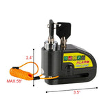 darrahopens Auto Accessories > Auto Accessories Others Motorcycle Alarm Disc Lock Brake Handlebar Throttle Grip Lock Bike Security