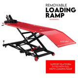 Darrahopens Auto Accessories > Auto Accessories Others Motorcycle Lift Table Hydraulic 500kg Bike Jack Mechanic Stand Hoist Lifter