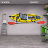darrahopens Auto Accessories > Auto Accessories Others Pair Kayak Storage Rack Hanger Supporter Carrier Surfboard Holder Wall Bracket