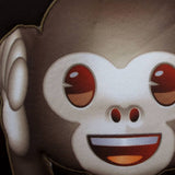Darrahopens Auto Accessories > Auto Accessories Others Pair of Emoji Car Front Seat Covers Monkey Face